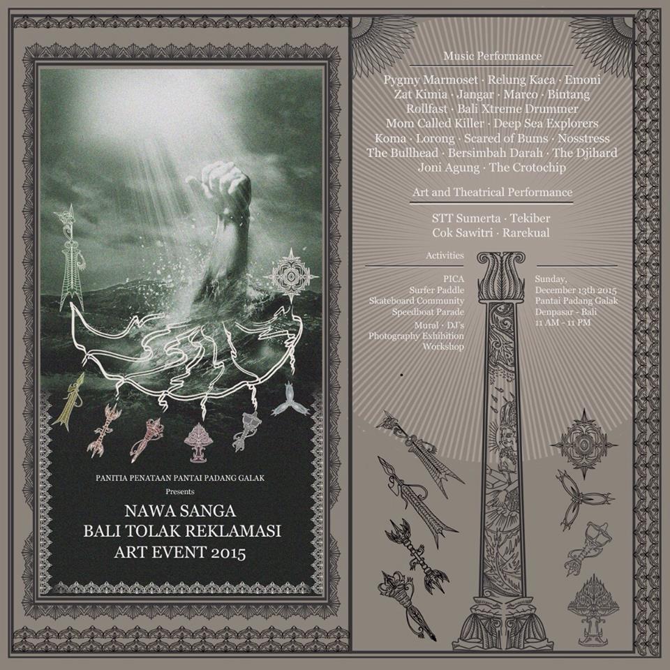 Event menolak konspirasi pengusaha-penguasa perusak lingkungan. PeoplePower. Tolak Reklamasi TelukBenoa! <a href="/ForBALI13/">Bali Tolak Reklamasi</a>