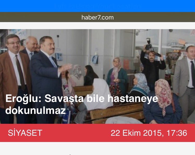 HasanCucuk's tweet photo. 22 Ekim
Veysel Eroğlu: Savaşta bile hastaneye dokunulmaz
11 Aralık
AKP, Şifa Üniversitene bağlı 11 hastaneyi kapattı https://t.co/tyrmfGUDKA
