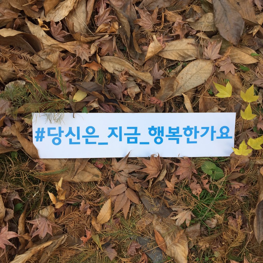 행복하지! #당신은_지금_행복한가요