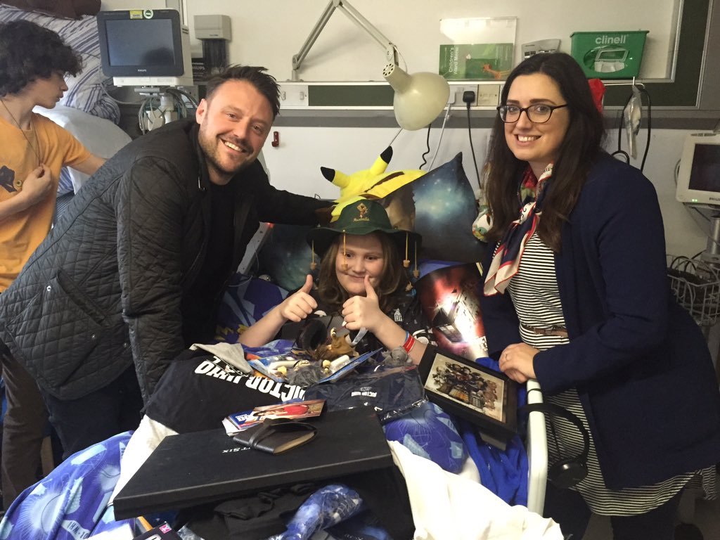 realsfx's tweet photo. Went to visit @dannywho99 very special @bbcdoctorwho @Dannysfx @doctorwho_aus fan that missed #dwfest #kellyanne https://t.co/Az7HUF4kpo