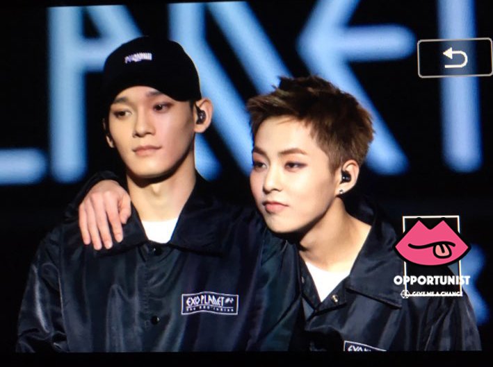 chance_6194's tweet photo. 151212 난징콘 프리뷰 #시우민 #첸 https://t.co/sdGm9XzaEv