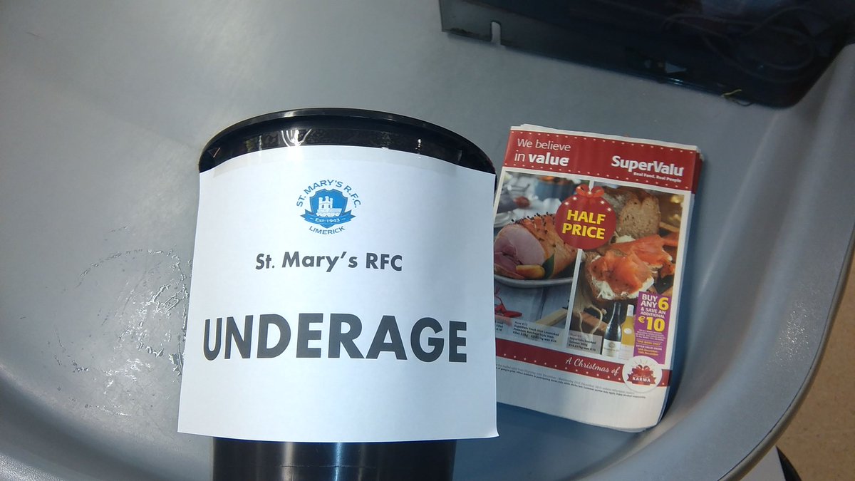 MarysRFC's tweet photo. Down in @SVCorbally today bag packing for the underage. Come down and support us #local #foodfair https://t.co/tIqDCCTqZ6