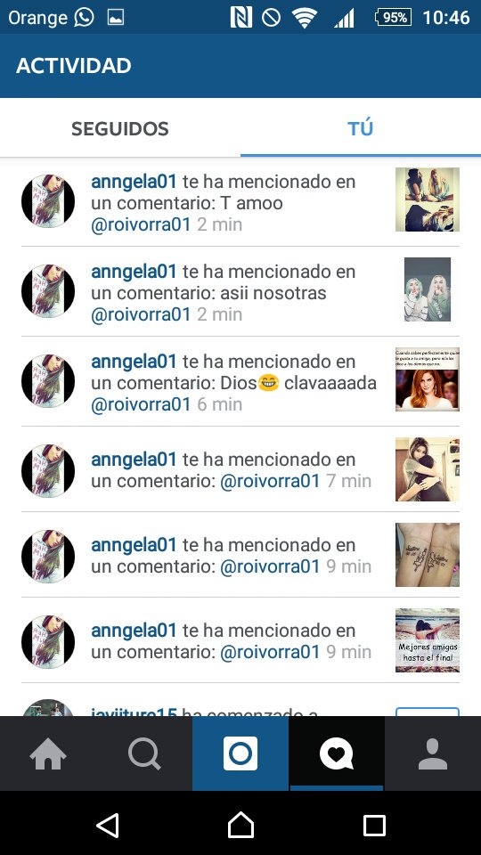 rocioivorra's tweet photo. Cd tu mejor amiga te deja así el insta..😂💘 https://t.co/xeO1dGeThk