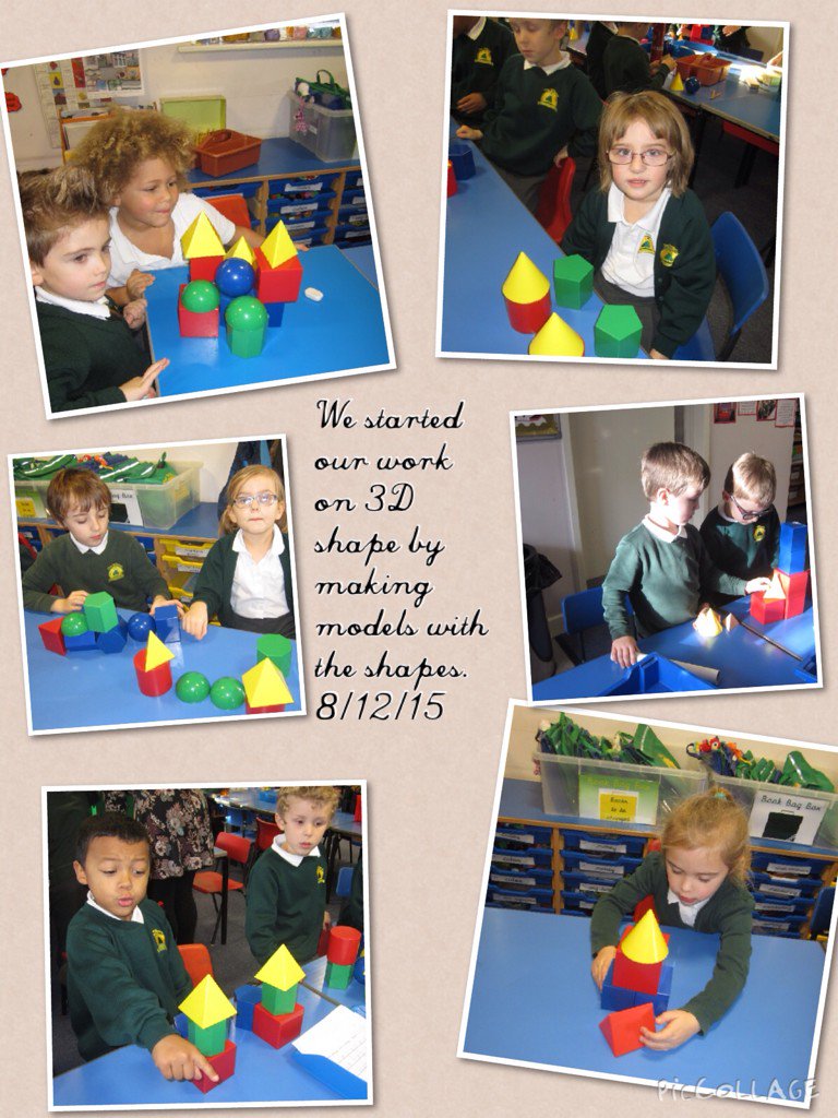 MGoatsClass's tweet image. We are learning about 3D shapes.