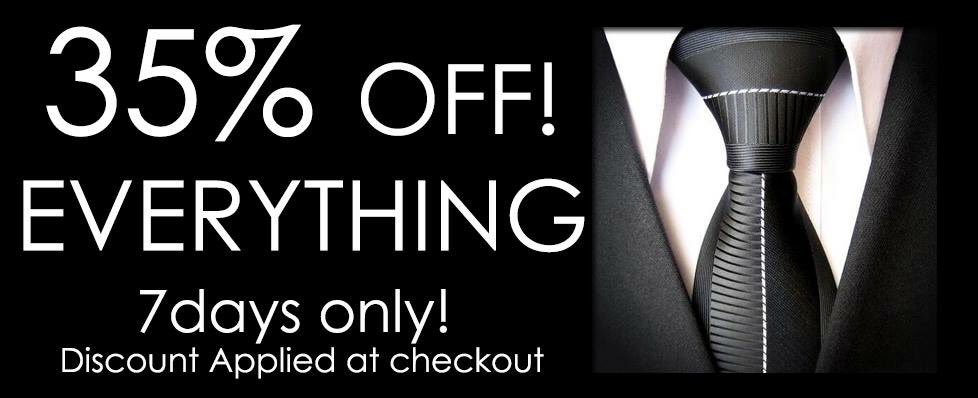 35% off everything online! simplyties.com #mens #fashion