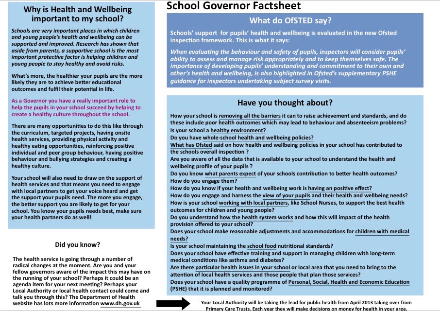 KathEvans2's tweet photo. #CYPAdvent A Health Professional as a governor in every #school? https://t.co/XAoydoDd1l could we make it happen? https://t.co/WBPbIjG7Lf