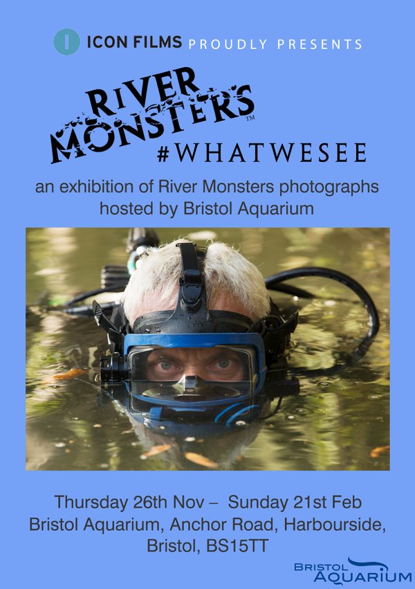 RiverMonstersUK's tweet image. Need a break from Xmas shopping? Why not check out our #RiverMonsters #WhatWeSee exhibition @BristolAquarium