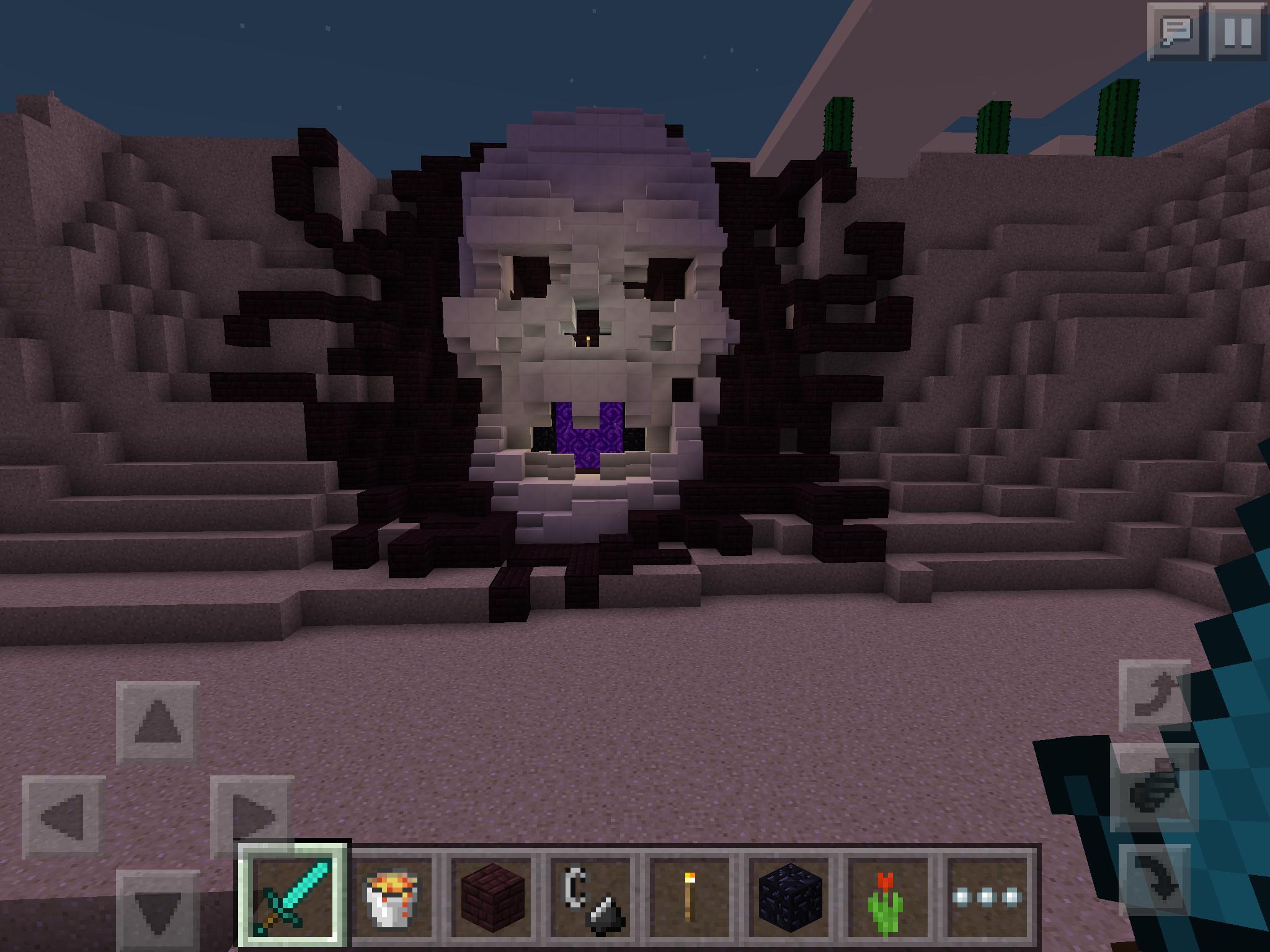 Minecraft Creations 🔥 na Twitteri: "Epic nether portal design in #Minecraft  by Burritosaregreat! https://t.co/NV6jjZUU9k" / Twitter