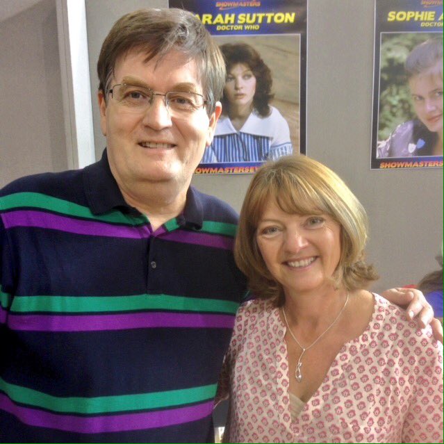 Wishing a very Happy Birthday to the lovely Sarah Sutton. I was delighted to meet her in August. 