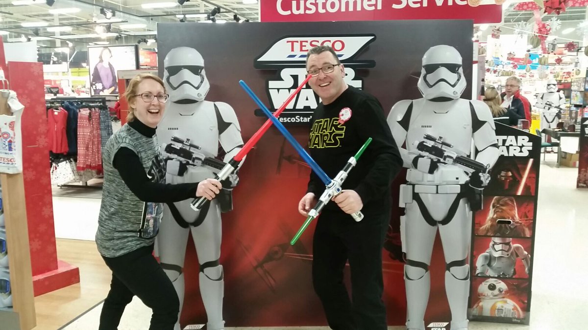 TescoExtraNotts's tweet photo. The force is strong in Nottingham Extra today... https://t.co/8e5RaiAYNn