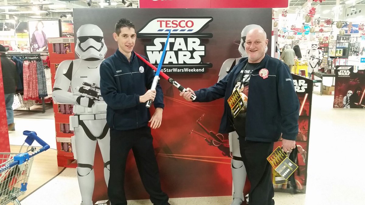 TescoExtraNotts's tweet photo. The force is strong in Nottingham Extra today... https://t.co/8e5RaiAYNn