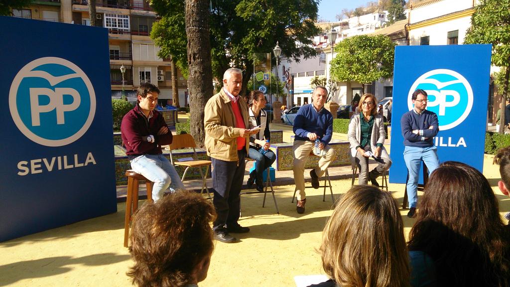 PPdeSevilla's tweet photo. .@PP_JavierArenas: "El próximo 20D nos jugamos el empleo futuro,  la cohesión de España y la libertad" https://t.co/4lmJ3TjjhS