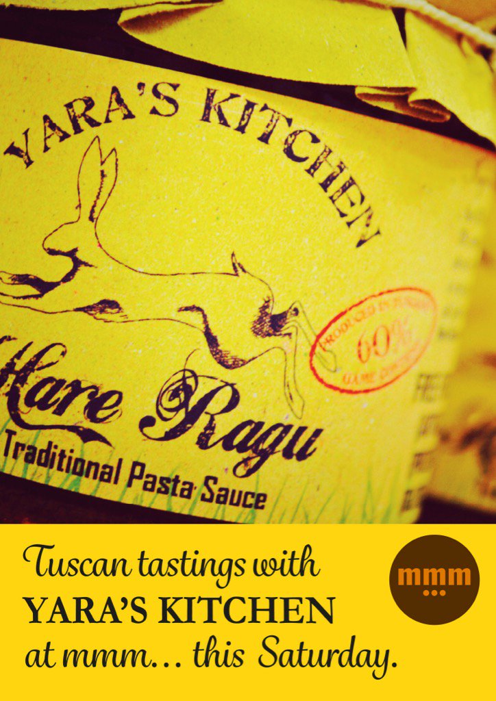 Looking forward to our Tuscan tasting with Yara's Kitchen <a href="/EtruscanyUK/">Finest Italian Foods</a> from about 12.30pm at mmm... today.