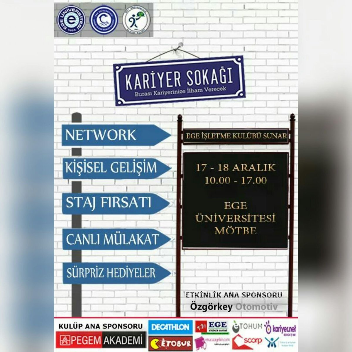 Kişisel gelişim, network, staj fırsatları, canlı mülakat ve daha bir çok ayrıcalığın olduğu bu yolculuk kaçmaz!