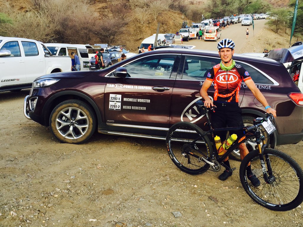 Great having <a href="/KTM_BikeSA/">KTM Bike Industries</a> rider @heikored racing <a href="/NedbankDD/">Nedbank Desert Dash</a> @KiaMotorsSA