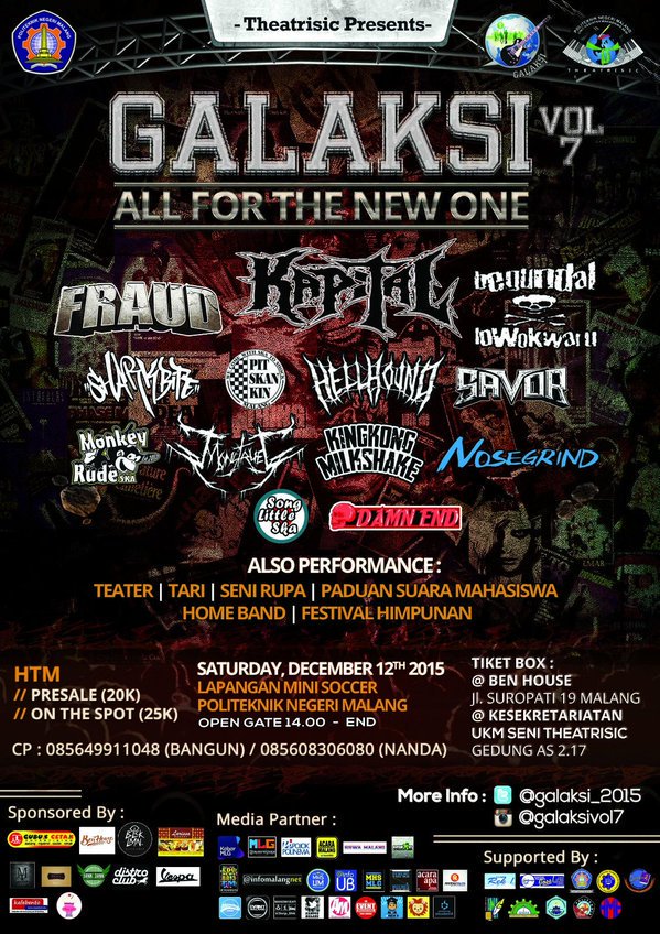 Meliar bersama braad..., <a href="/BL_rock/">begundal lowokwaru</a> <a href="/Hellhound_metal/">Hellhound</a> <a href="/KAPITALBorneo/">KAPITAL</a> <a href="/SharkbiteMCHC/">Sharkbite</a> and many more...