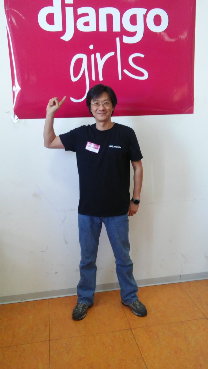 djangogirlsIT's tweet photo. Meet #DiangoGirlsRome coach: this is @marcoseu! https://t.co/t0z8uXos9E