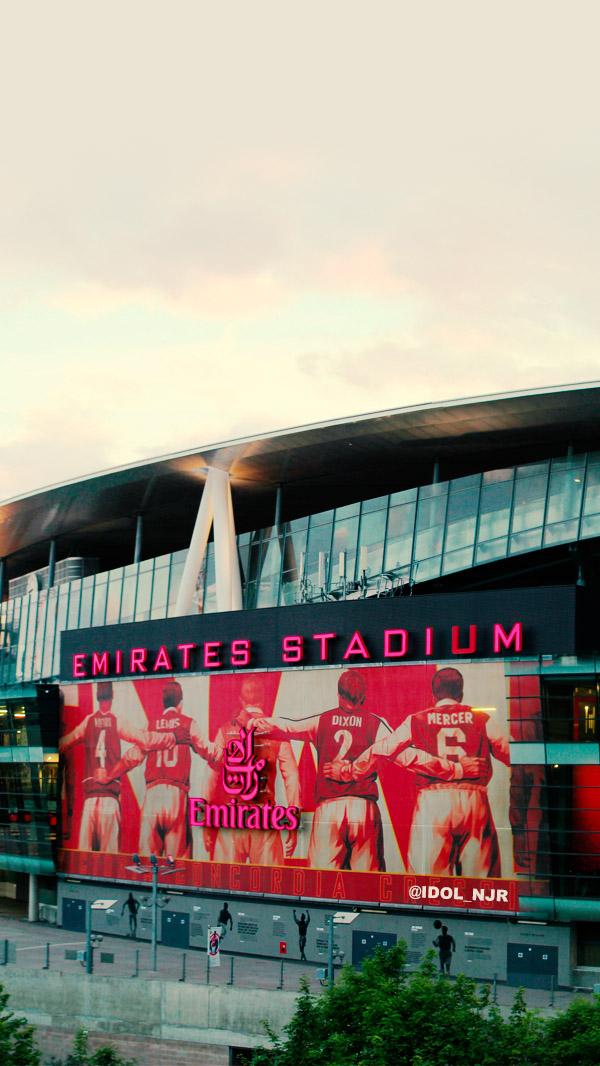 Bunny2c3's tweet photo. Emirates Stadium | Home of Fc Arsenal | #Emriates | #Arsenal | #iphonewallpaper | #AFC https://t.co/MXqVQ332Lz