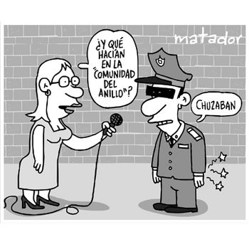 Caricatura Vicky Dávila sigue investigando, por Matador