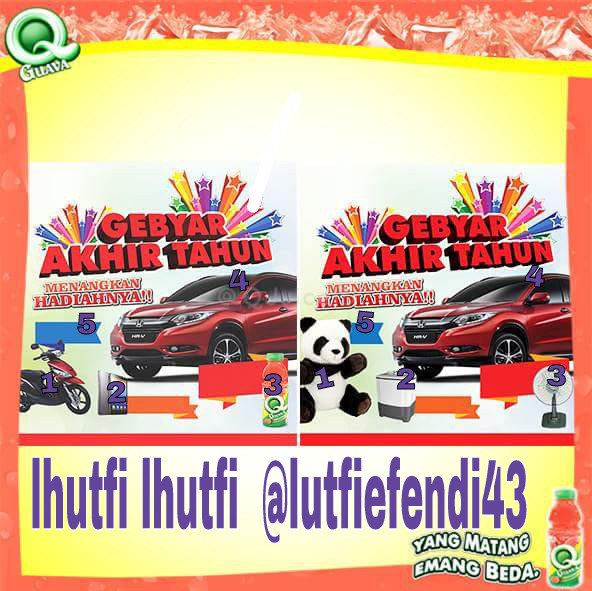 lutfiefendi43's tweet photo. @QJuiceID 
mtor-beruang
Hp-mesin cuci
Qguava-kips angin
tlisan @QJ-tdk ada
Buram-jlas
@KisssSun @atsnaro @AyusLuvie https://t.co/7GYukmltTi