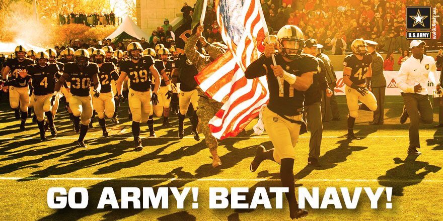 173rdAbnBde's tweet photo. Go Army! Beat Navy! Watch the game tonight at 9pm CET. Support your team, it's go time #USArmy #USNavy #USMA https://t.co/grZmVk197I