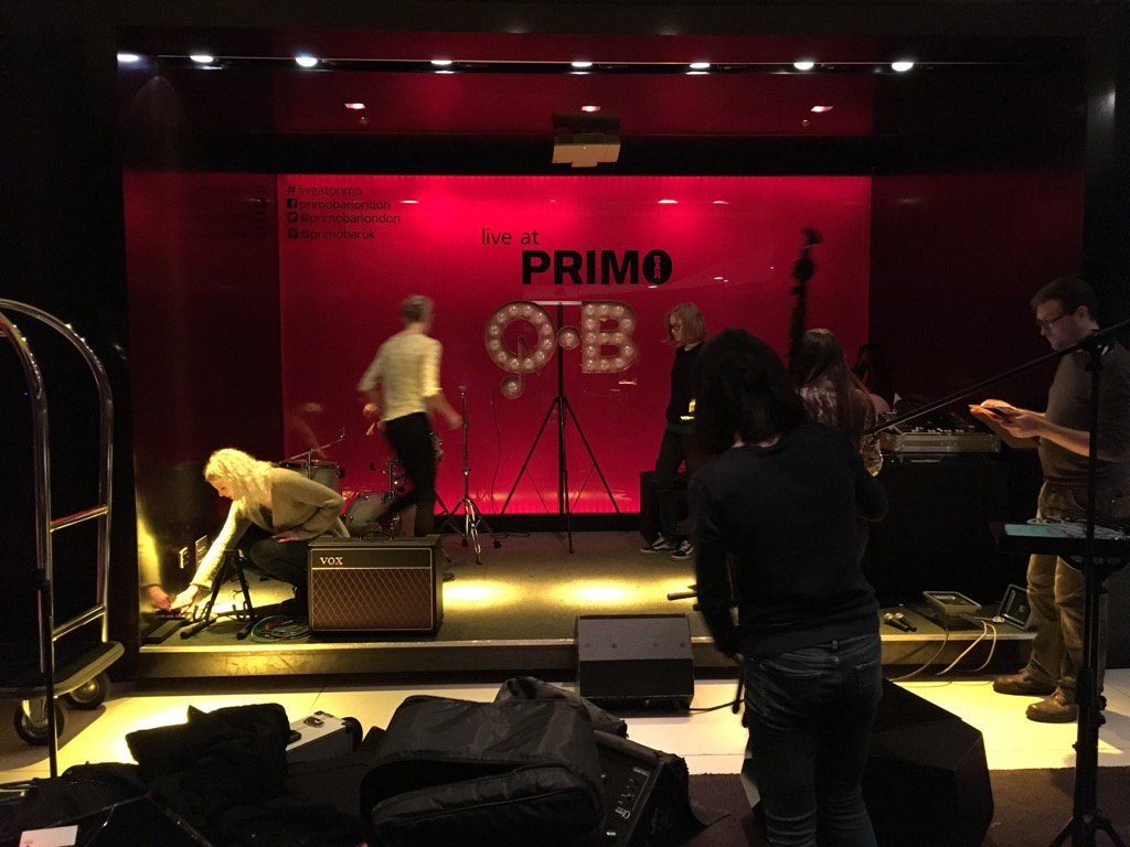 PrimoBarLondon's tweet photo. Getting ready for tonight #soundcheck  @queenbeatsband #liveatprimo #freelivemusic #Girlband #girlpowersaturday https://t.co/4KJ4PziBMY