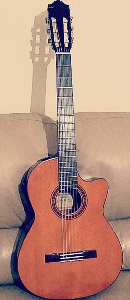 AVMateer's tweet photo. Yamaha CGX Nylon 6 String. Had this one for over 15 years now. 
#guitar #classical #nylon #orchestra https://t.co/kGC7ciant1