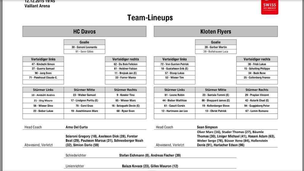 EHC_Kloten_1934's tweet photo. #linuep gegen den HC Davos #klotenflyers #HCDKF https://t.co/V0kNLtC4tK
