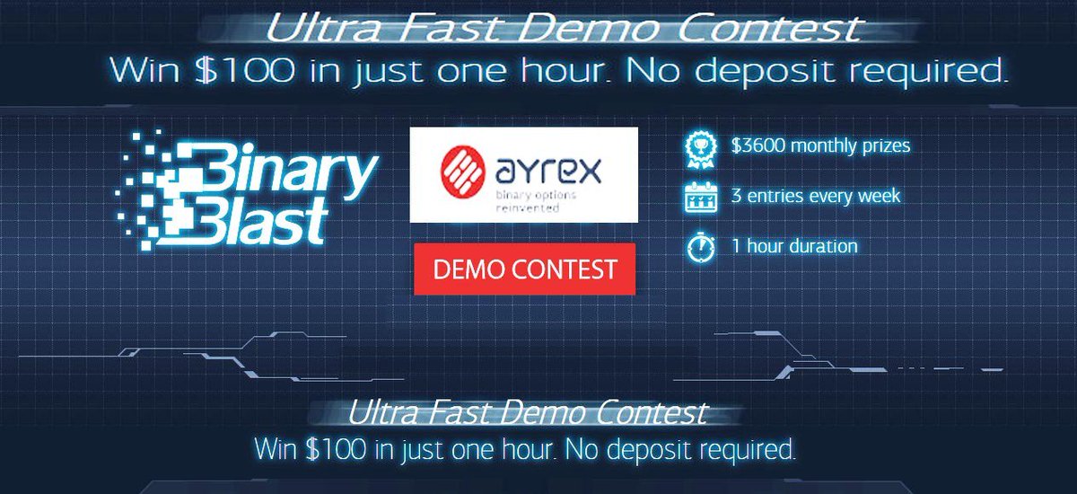 AllForexBonus's tweet photo. Ultra Fast Binary Blast #DemoContest – #Ayrex
Binary Blast #DemoContest $100
https://t.co/RIxs7mTeVs https://t.co/af2HCrSufd