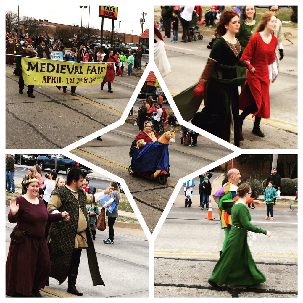 Okie_Campaigns's tweet photo. Medieval Fair @ the Norman Christmas Parade #MedFair 😎🎯🎭🚧👍 https://t.co/S6Oc5J06W5