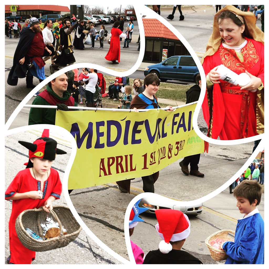 Okie_Campaigns's tweet photo. Medieval Fair @ the Norman Christmas Parade #MedFair 😎🎯🎭🚧👍 https://t.co/qek62nX4jv