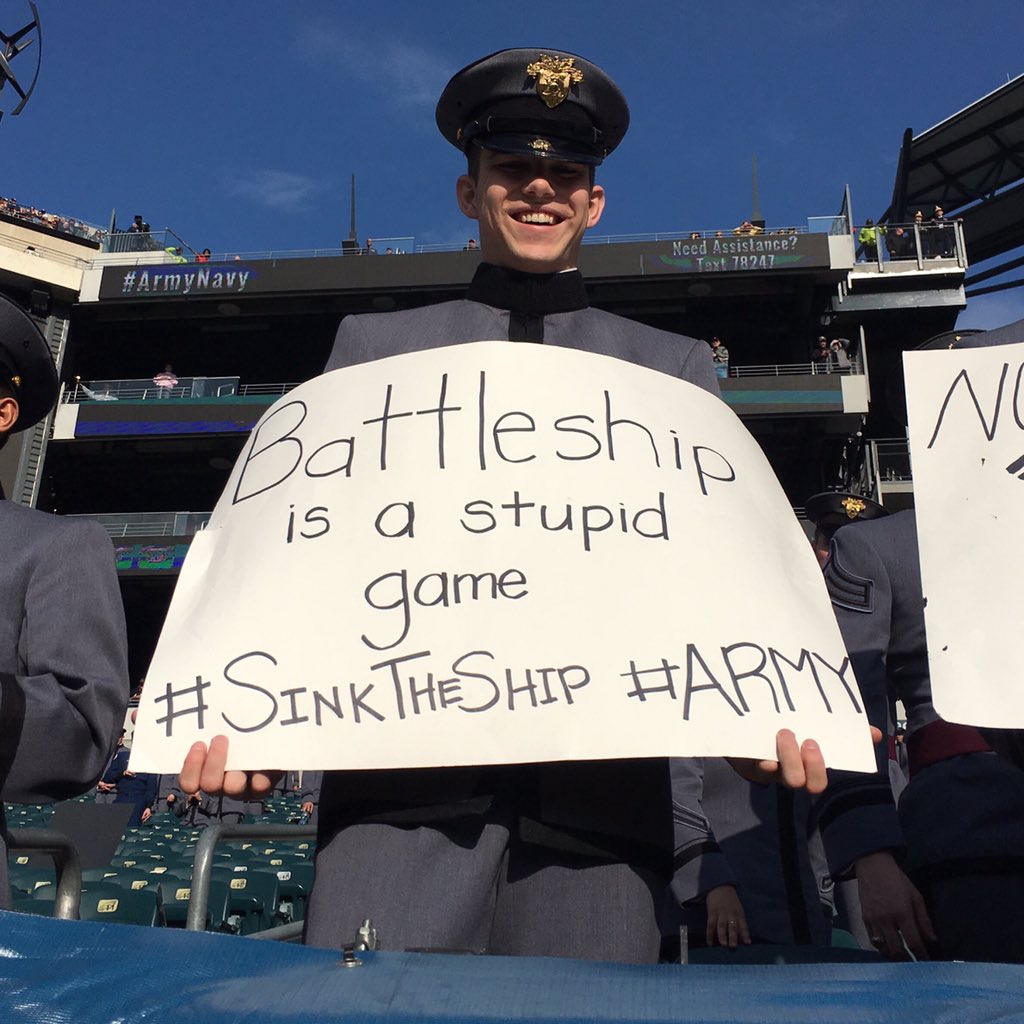 CollegeGameDay's tweet image. Army-Navy trash talk is the best trash talk.