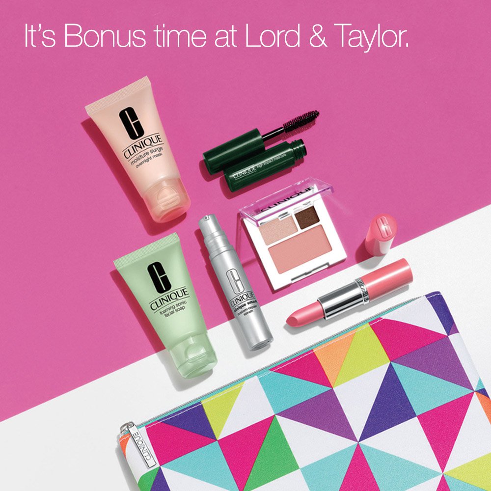 Clinique's tweet photo. It's not too late. Stop by @LordandTaylor for a 7-piece gift—free with any $27 #Clinique purchase https://t.co/nyI4Ea9qN1