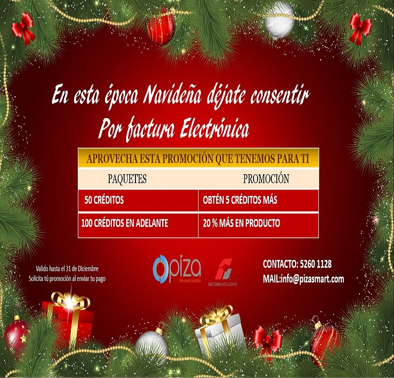 Piza_Smart's tweet photo. Déjanos consentirte en esta Navidad y Aprovecha estas grandes promociones que tenemos para ti. :D Tel. 52.60.11.28 https://t.co/YQGOjEi2vI
