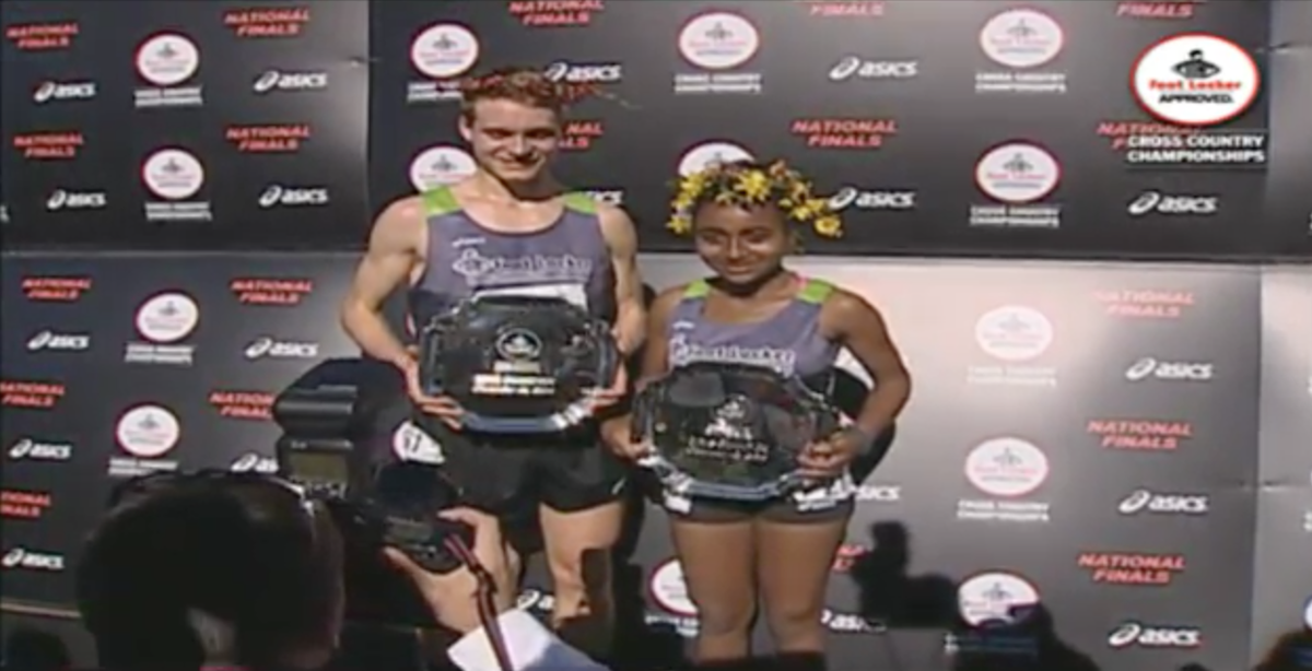 No better way to end #NoChillXC than to have Weini &amp; Drew win the Foot Locker National Championship!