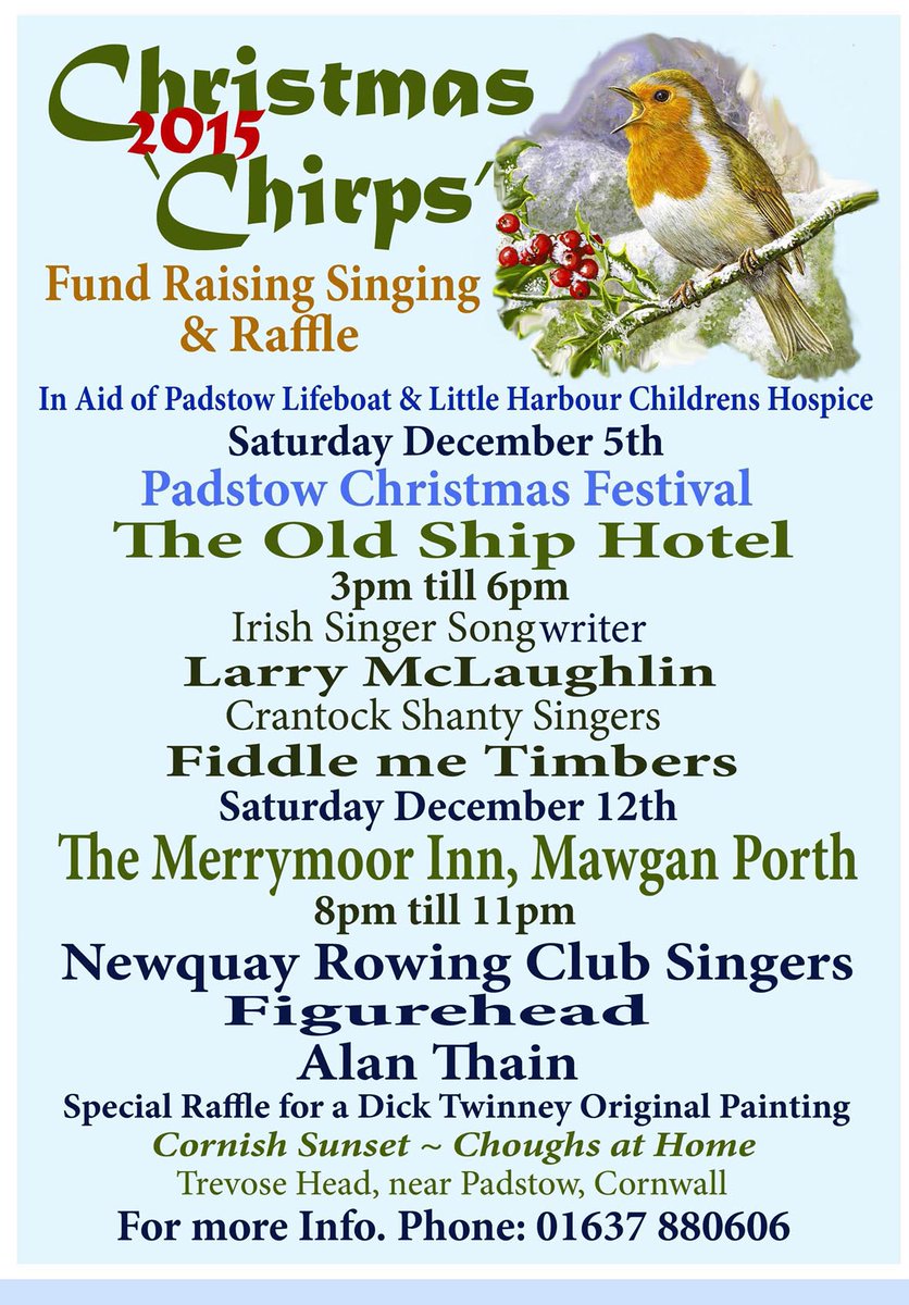 Singing at <a href="/Merrymoor/">The Merrymoor</a> Inn tonight raising funds for CHSW!