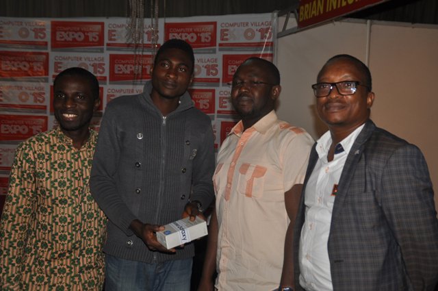 CVExpo19's tweet photo. Winner of the star prize Samsung Galaxy 6 Edge #CVE15 @kolexy2711 @ShinaBadaru @techtimesng #OtigbaRising https://t.co/oNV19kv6rP