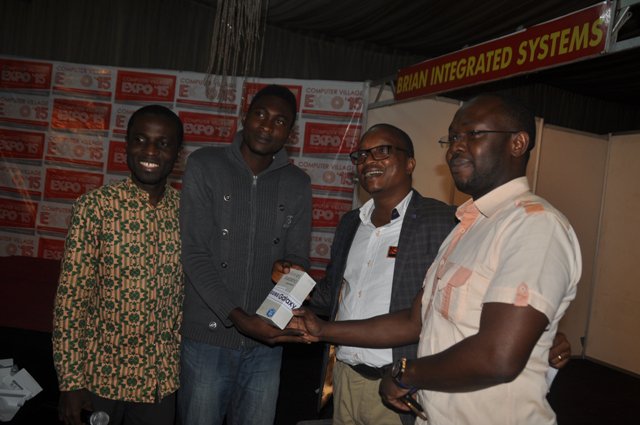 CVExpo19's tweet photo. Winner of the star prize Samsung Galaxy 6 Edge #CVE15 @kolexy2711 @ShinaBadaru @techtimesng #OtigbaRising https://t.co/oNV19kv6rP