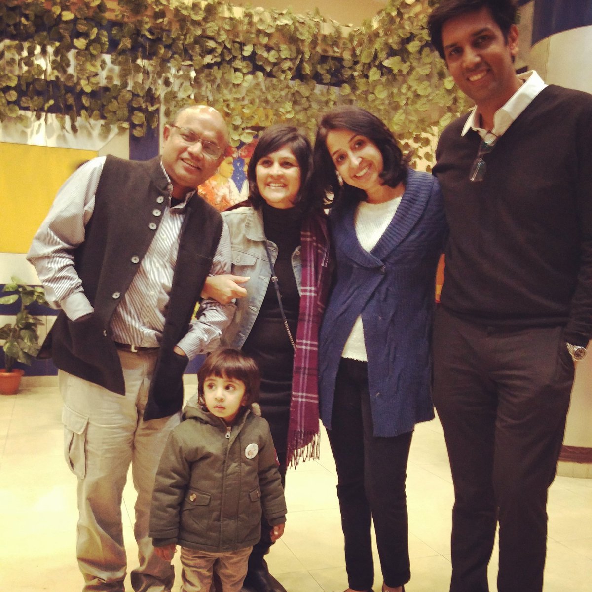 The #audience  for the #balletdancer!! #cute #baby Jaisal had the most fun looking for #ballerina Gaurika #onstage!