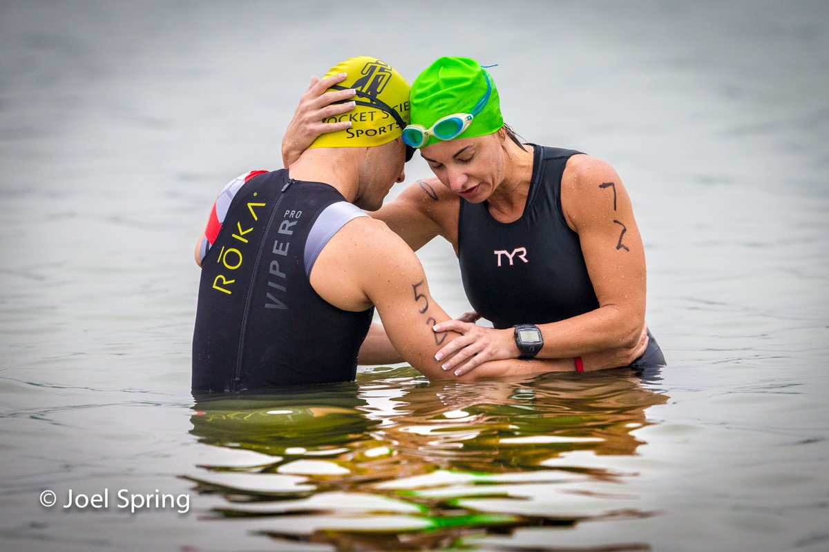 joelspring's tweet photo. A special moment before their start - triathlon at Boerne Lake, TX #triathlon #rxdesign #swim #prayer https://t.co/rYYROoe29I