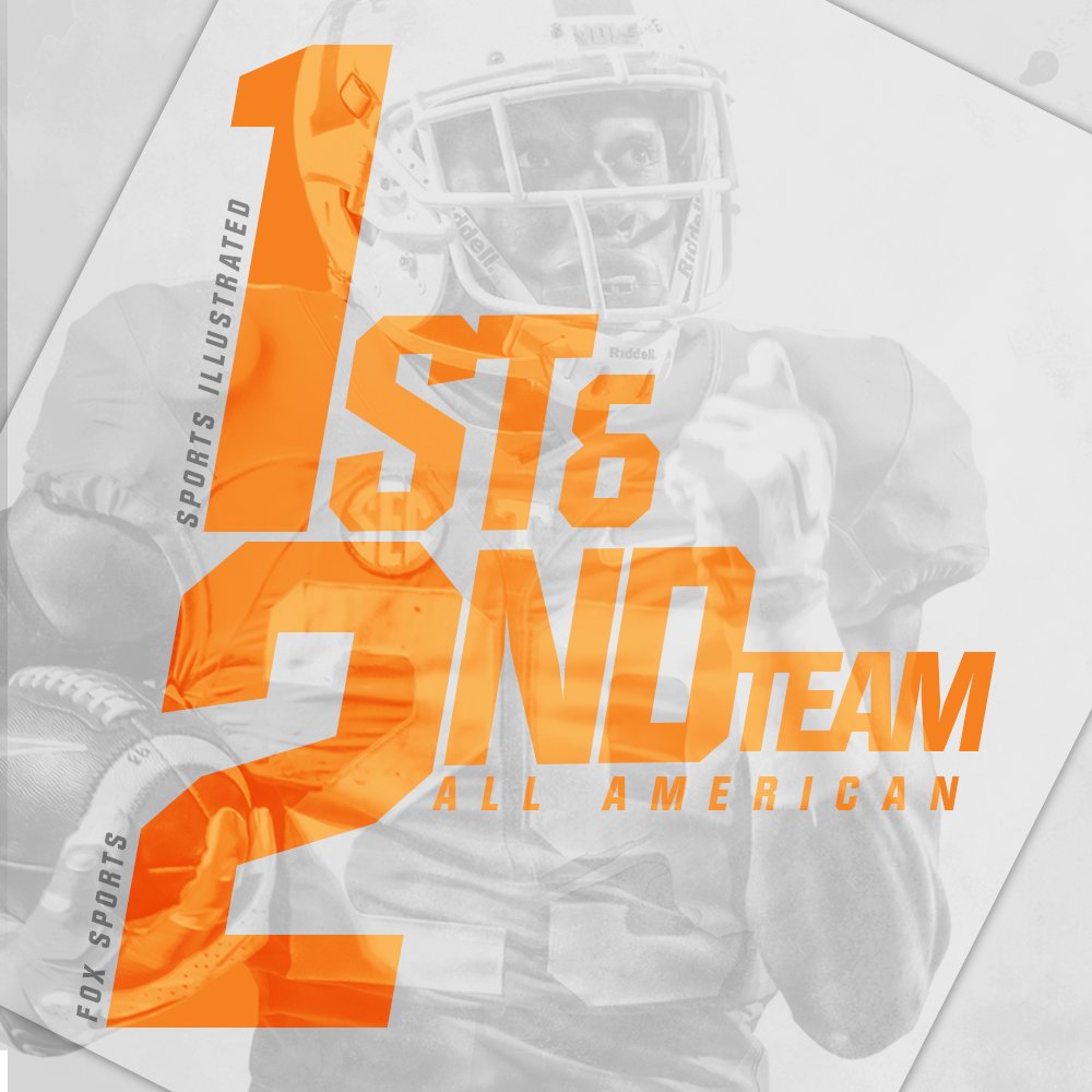 Vol_Football's tweet photo. Walter Camp All-American ✅
Sports Illustrated All-American ✅
CBS Sports All-American ✅
FOX Sports All-American ✅ https://t.co/y8kJ4YR0y4
