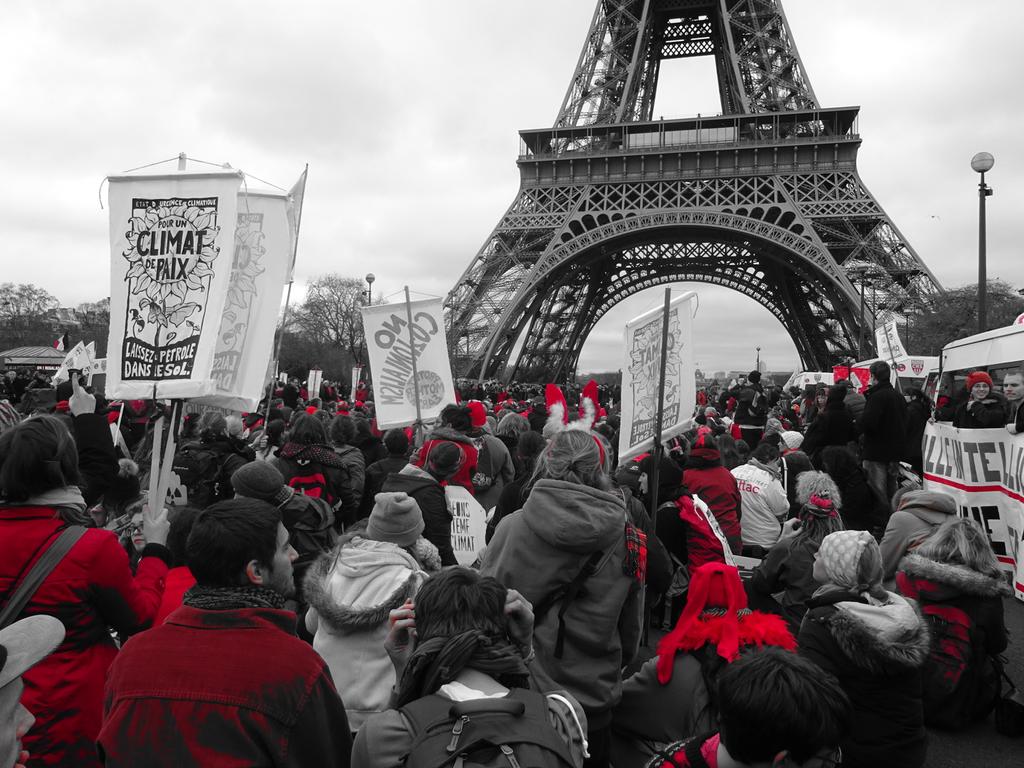 UR_Ninja's tweet photo. Live from the Eiffel tower in Paris #Redlines #D12 #COP21 protest features wonderful indigenous music https://t.co/apkxQCzBHO