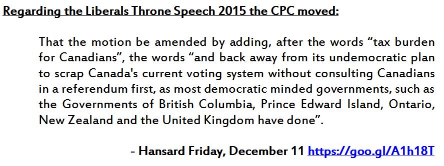 VE3ZKS's tweet photo. #CPC add #poisonpill 2 #SFT2015 signalling #CPC 2 oppose its' adoption: @fairvotecanada @bruce_stanton #PR2019 #MMP https://t.co/B435L8Zy0i