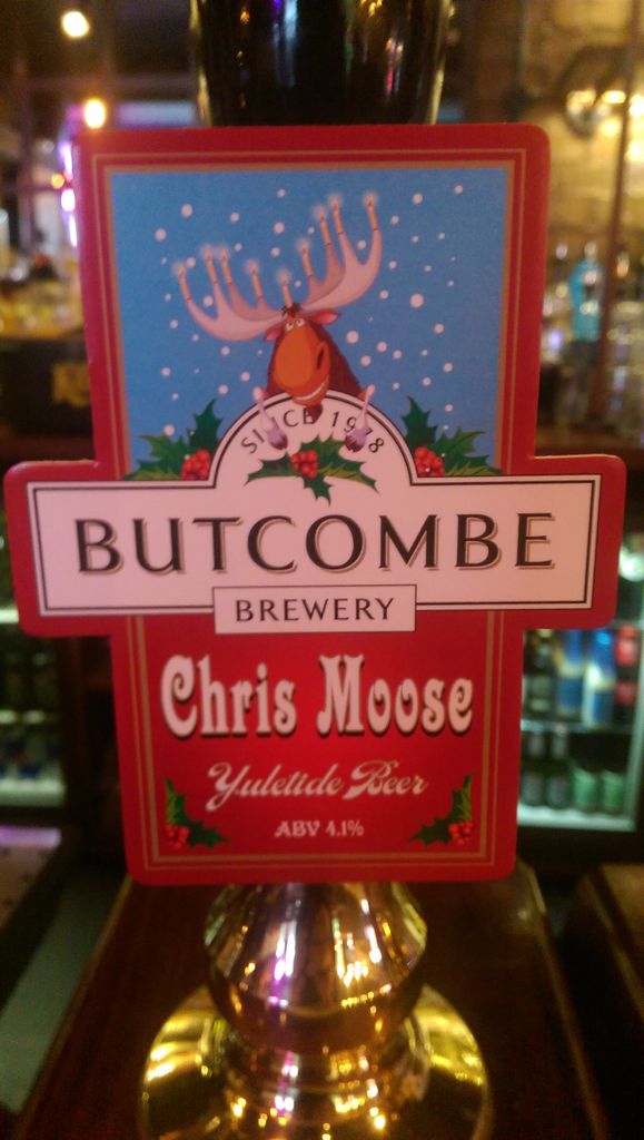 NorthStarEaling's tweet photo. We've got @butcombebrewery  #ChrisMoose joining us for #christmas ! #wordplay #almostrhymes #festive #ale #Ealing https://t.co/nlFqqXmFGJ
