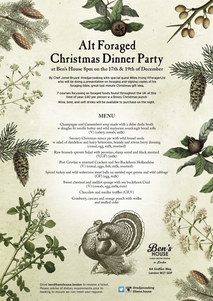 redjarcooking's tweet photo. Sorry we had the wrong email on the last flier. If you've sent a request please resend to ben@benshouse.london #xmas https://t.co/CGPP57Ymlw