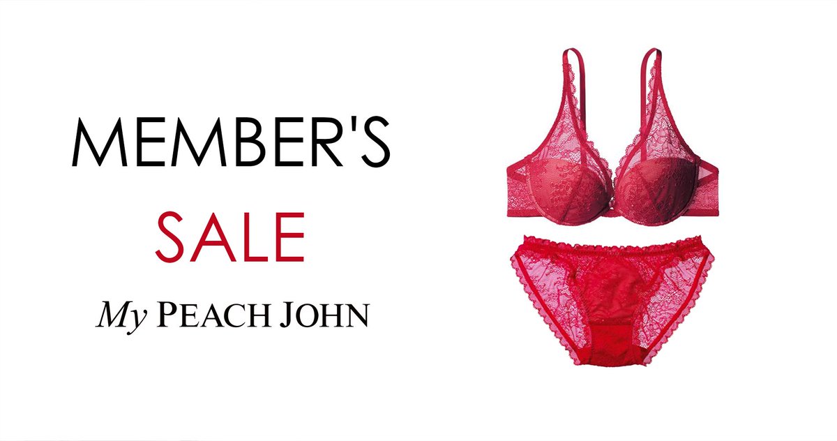 axripple's tweet photo. My PEACH JOHN 1周年記念!【MAX66%OFF！MEMBER'S SALE】｜My PEACH JOHN｜My PEACH JOHN https://t.co/rHnBop6uOt https://t.co/x39GzIZNku