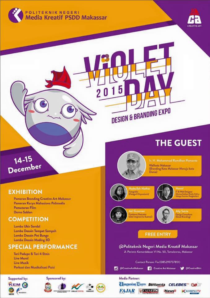 creative8art's tweet photo. H-2 Road to Violetday ////designBrendingExpo///  #eventcreative #festivalseni https://t.co/27PCzKI66G