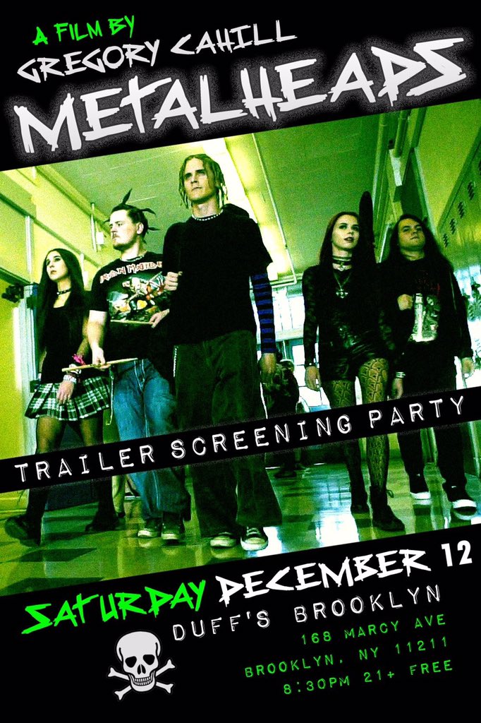 MetalheadsMovie's tweet photo. Tonight @DuffsBrooklyn https://t.co/nybHkVk9yX