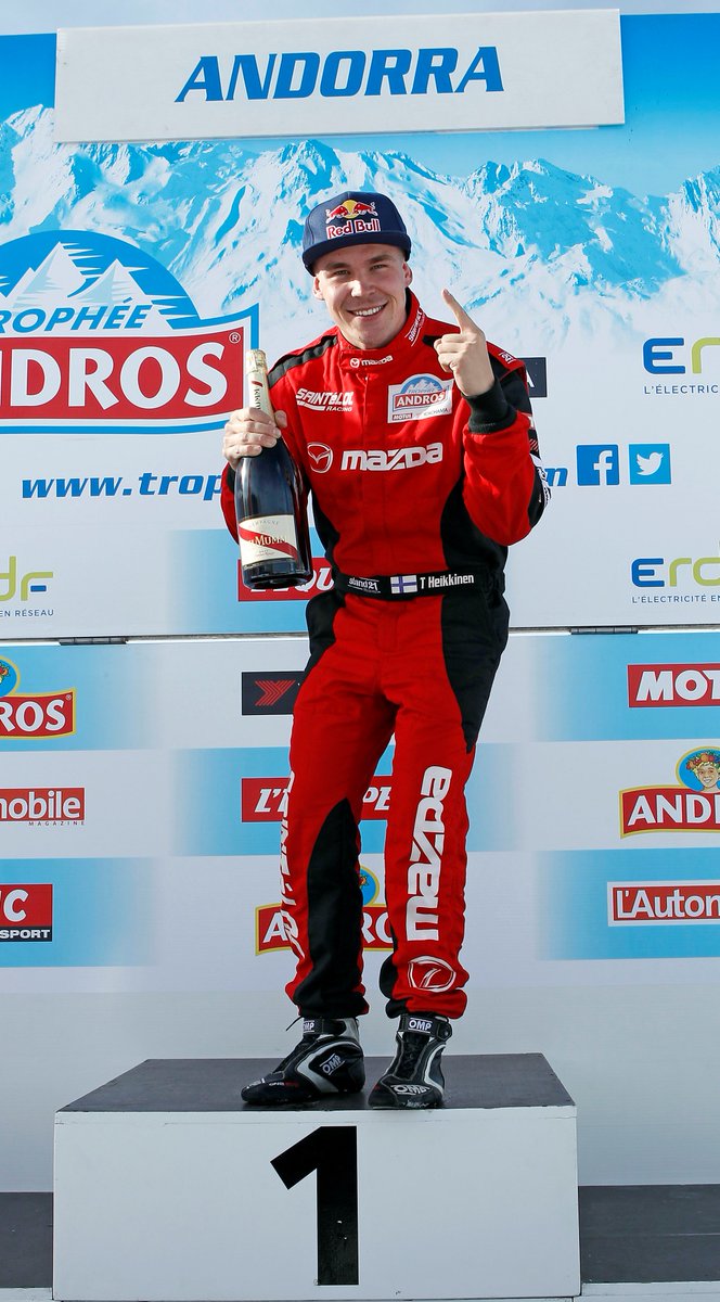 Topi took his first Andros Trophy win today! Topi is only third foreign driver to win at Andros Trophy in 26 years.