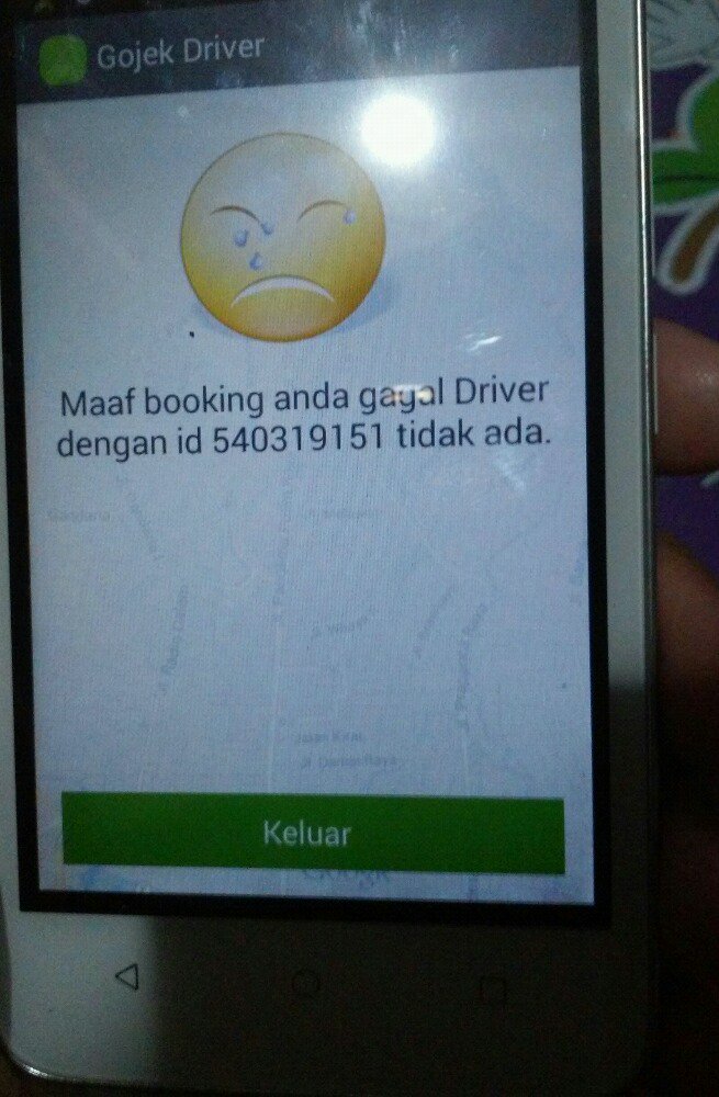 WisnuGoal's tweet photo. @gojekindonesia muncul notif begini
maksudnya apa https://t.co/3vrkcPSzHP